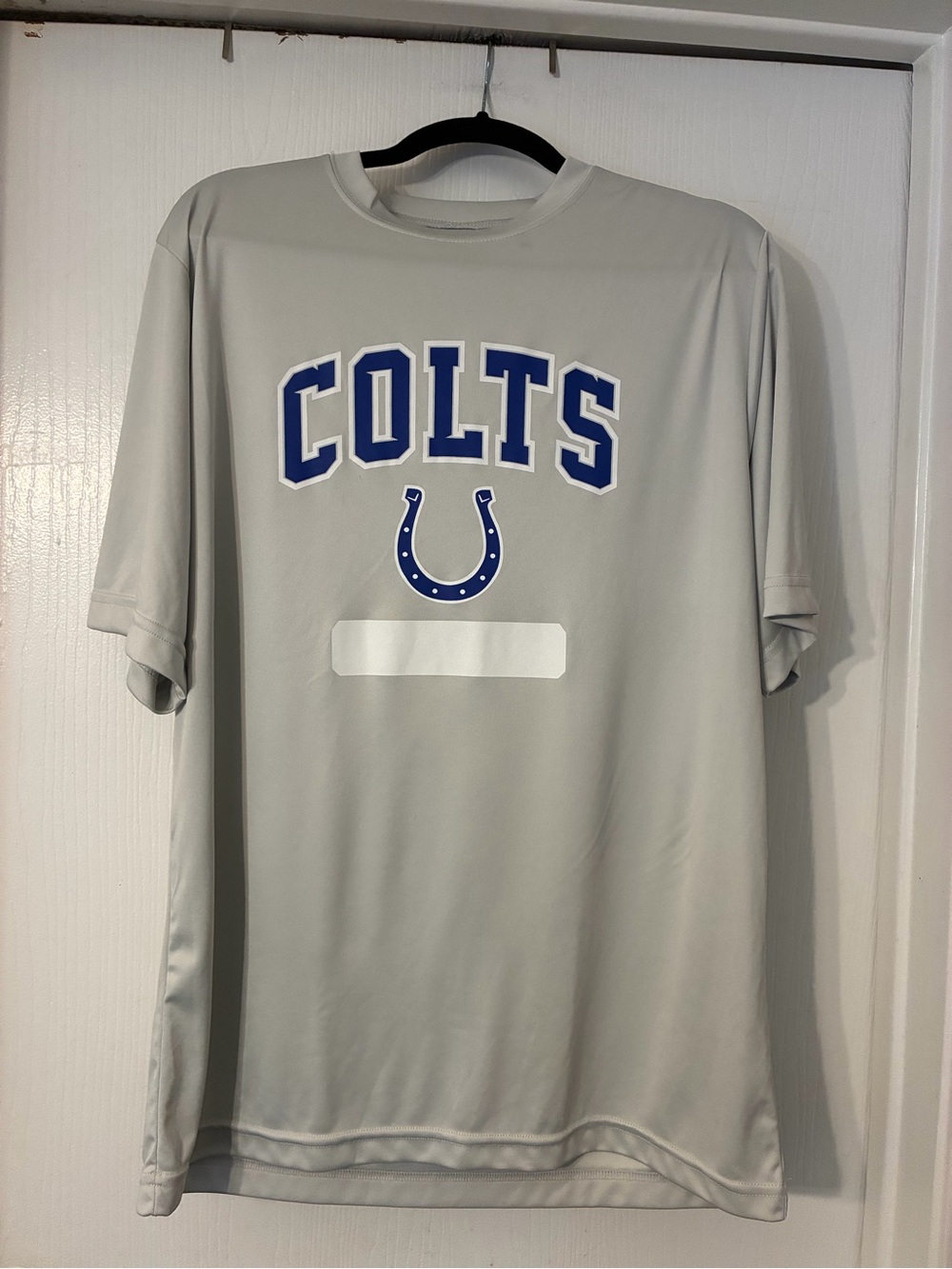 Indianapolis Colts Grey Men’s Performance Short-Sleeve Tee Size L